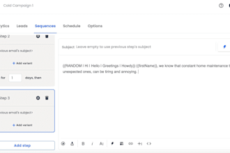 create email spintax with at least 1 million variations