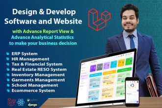 develop website and management software