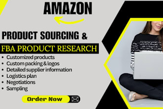 do amazon fba product research and sourcing agent from china