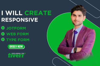 create professional jotform, typeform and webform