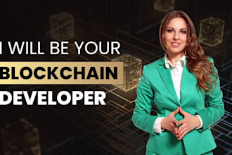 be your blockchain developer and create crypto web3 dapp website, smart contract