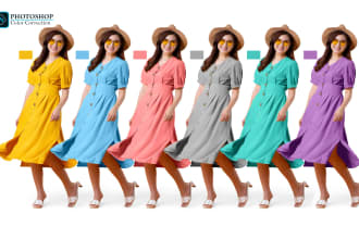 change color and recolor images with professional color correction