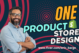 create one product shopify dropshipping store,shopify website