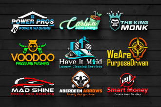 do modern business logo design, redesign and brand identity