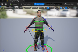 make your 3d character control rig compatible