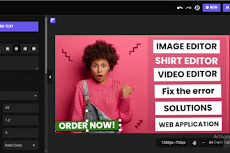 make t shirt, image editor, meme generator, ecommerce editor using fabric js