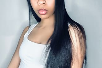 model and create hair content for your brand or product