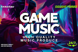 produce music for video games, chiptune, 8 bit or any style