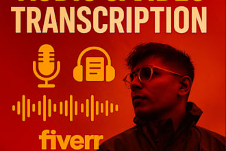transcribe interviews, podcasts and translate them perfectly