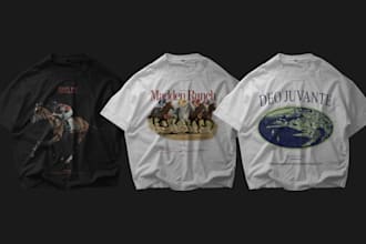 design premium fashion brand style graphic tees