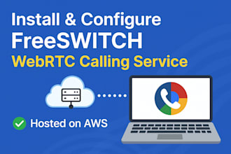 install and configure freeswitch webrtc calling service