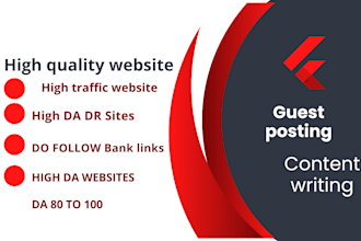 provide SEO services guest post gbob high quality backlink
