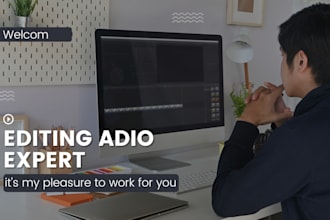 do enhance, noise reduction and edit your audio