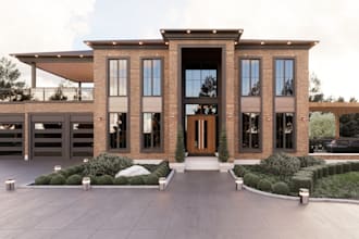 create realistic architectural visualization