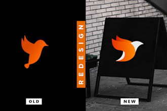 redesign rebrand recreate refresh any logo in a quick time