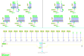 single line diagram, lighting power, fire alarm, cctv layout