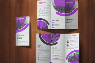 design wholesale brochure,  bifold, trifold, gatefold, poster, catalog, booklet