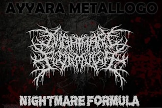 design dj, music, band, edm, typography, metal band logo