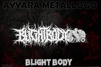 design extreme graffiti tag, nu metal, hard techno and metal band logo