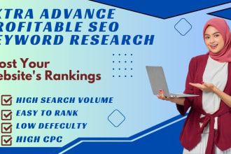 do expert advance profitable SEO keyword research and competitor analysis for u