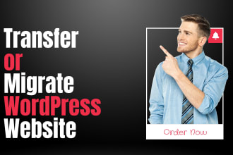 transfer or migrate wordpress website to new hosting or domain