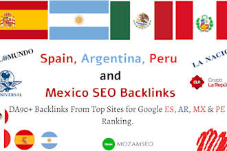 do high da mexico, argentina, peru and spanish seo backlinks for google ranking