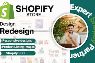 create shopify dropshipping store, design or redesign shopify clothing store