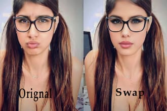 face swap or head swap using ai or photo editing in photoshop