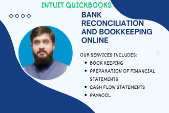 do bookkeeping and bank reconciliation in quickbooks online