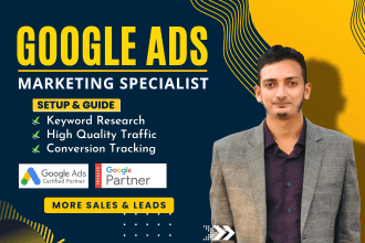 setup and audit profitable google ads, adwords, PPC campaigns, SEM specialist