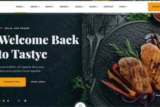 do restaurant, bar and café website