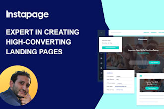 create landing page using instapage