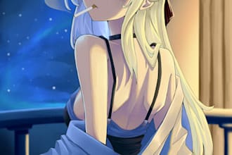 draw you beautiful anime fanart in my style