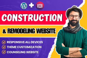 make contractor construction roofing hvac remodeling plumbing website
