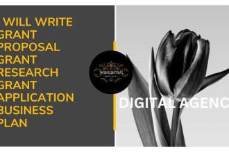 write grant proposal, grant research, grant application, business plan