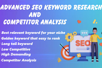do advanced seo keyword research and competitor analysis