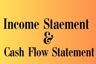 do cash flow and income statement