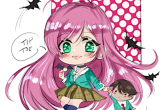 draw sketch colored bundle for you