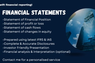 prepare financial statements for your UK company