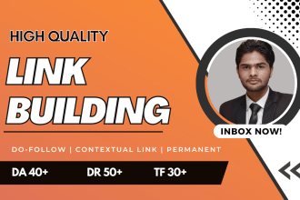 build SEO backlinks with high quality contextual link building
