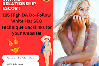 secure 125 powerful backlinks for your dating and relationship blog or website