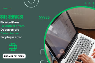 fix wordpress errors, bugs, woocommerce issues, and customization