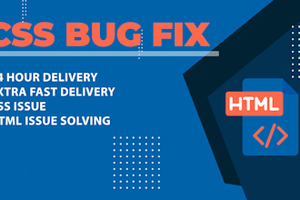 fix your html, css, jquery and responsive issues in 24 hour