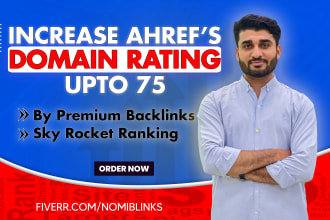 increase domain rating ahrefs DR using permanent high authority SEO backlinks