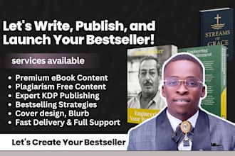 be your ebook writer, self help ghostwriter, memoir, non fiction, fiction book