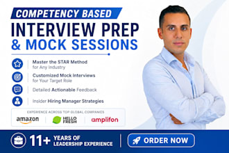 provide interview prep, coaching and feedback
