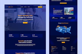 be your front end web developer with html,css,react js