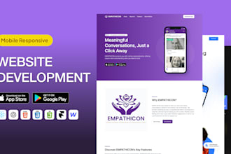 be your front end web developer with html,css,react js