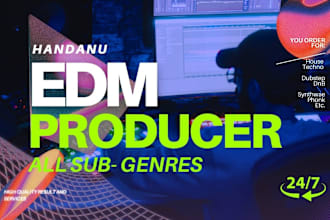 produce exclusive edm house, techno, dubstep, trap, etc