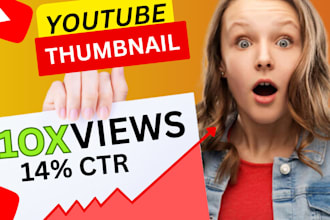 design amazing youtube thumbnail in 2 hr